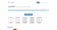 Desktop Screenshot of labelmakr.com